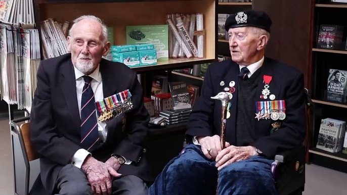 Two D-Day veterans "honoured" in Portsmouth 100 days before 80th anniversary