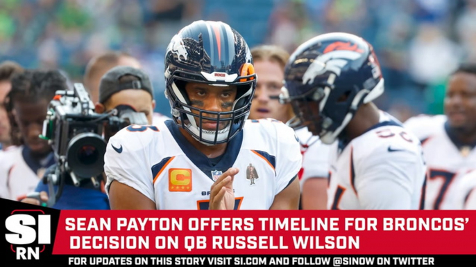 Sean Payton Offers Timeline for Broncos’ Decision on QB Russell Wilson