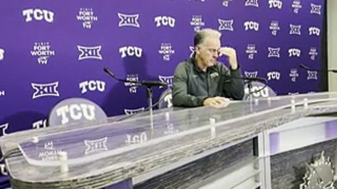 WATCH! TCU Coach Jamie Dixon Talks Loss to UCF