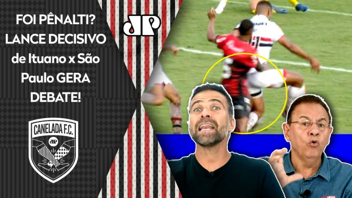 "QUÊ??? Gente, TÁ MUITO CLARO que..." PÊNALTI pro São Paulo contra o Ituano GERA DEBATE no Paulistão