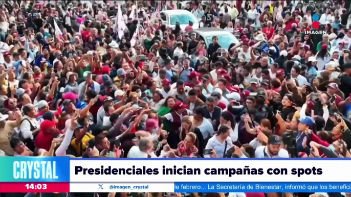 Claudia Sheinbaum, Xóchitl Gálvez y Jorge Álvarez Máynez inician campañas