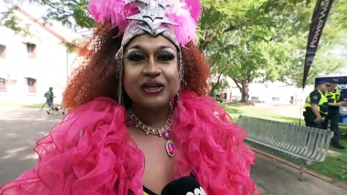 Hundreds marched in Darwin's CBD celebrating International Womens Day