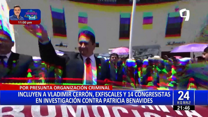 Patricia Benavides: Fiscalía le amplía investigación e incluye a Vladimir Cerrón y a 14 congresistas