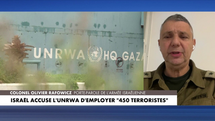 Colonel Olivier Rafowicz : «Prochainement nous relayerons des informations sur des membre beaucoup plus importants qui travaillent à l'UNRWA et qui sont impliqués dans les massacres»