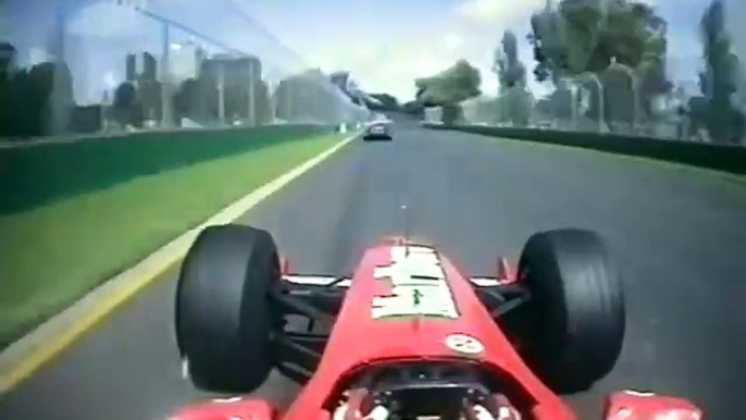 F1 – Michael Schumacher versus Kimi Räikkönen (Onboard) – Australia 2003