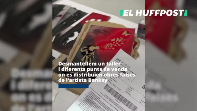 Desmantelamos un taller y distintos puntos de venta desde donde se distribuían obras falsas atribuidas al artista Banksy