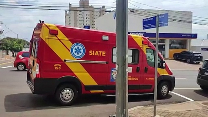 Mulher fratura o braço após sofrer queda no Centro