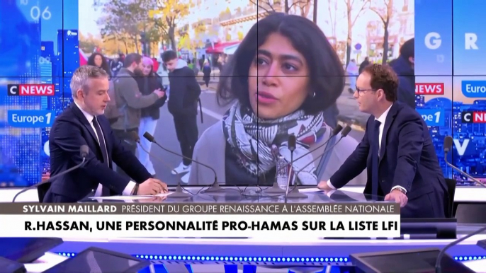 Le Président de Renaissance à l’Assemblée furieux : "La présence de Rima Hassan sur la liste des Insoumis est une honte absolue. Mélenchon cherche à séduire l'électorat antisémite"