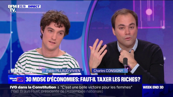 LE MATCH DU SOIR - Charles Consigny sur le plan d'économies du gouvernement: "Il y a énormément d'abus et le gouvernement ne s'y attaque pas"