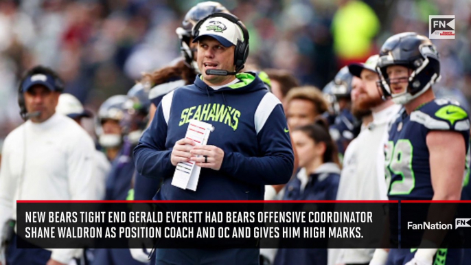 Gerald Everett on Bears Offensive Coordinator Shane Waldron