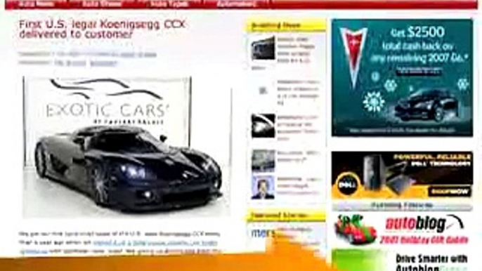 Koenigsegg CCX Aston Martin 007 - Fast Lane Daily - 12Dec07