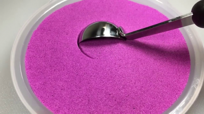 Very Satisfying Kinetic Sand Cutting and Scooping Video | asmr kinetic sand | diy kinetic sand | Kinetic Sand ASMR