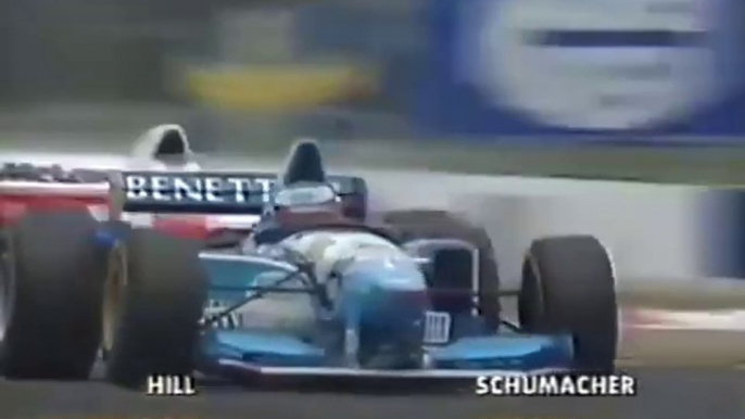 F1 – Michael Schumacher (Benetton Renault V10) lap in qualifying – France 1995