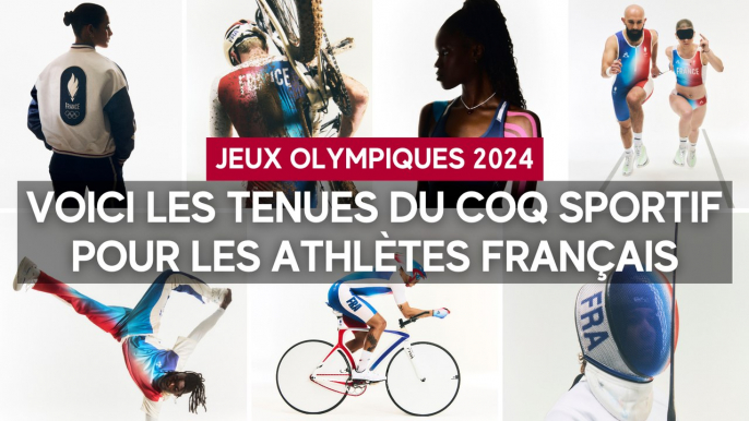 Les images des nouvelles tenues du Coq sportif pour les athlètes français aux Jeux olympiques