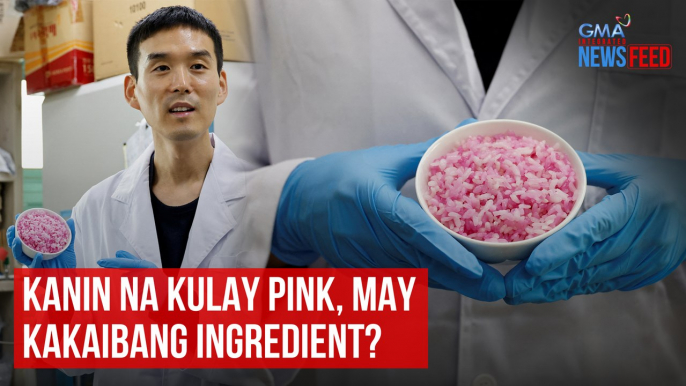 Kanin na kulay pink, may kakaibang ingredient? | GMA Integrated Newsfeed