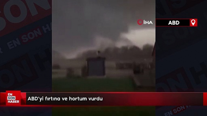 ABD’yi fırtına ve hortum vurdu