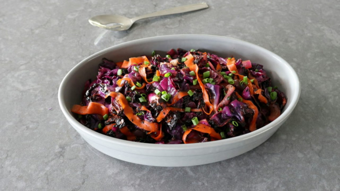 How to Make Chef John's Charred Red Cabbage & Carrot Salad