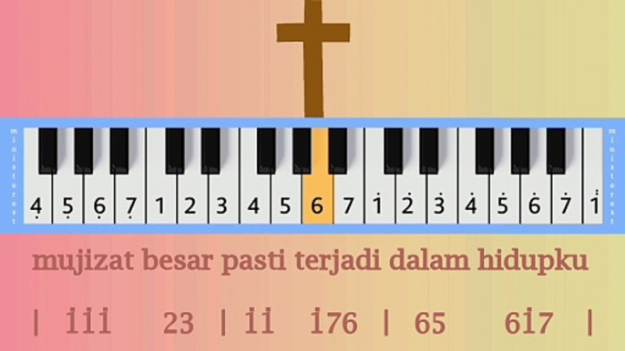 MUJIZAT BESAR TERJADI: PIANIKA ❲MELODICA❳ TUTORIAL | LAGU ROHANI