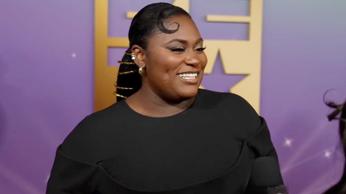 Danielle Brooks Talks Filming 'Minecraft' With Jason Momoa and Jack Black | THR Video