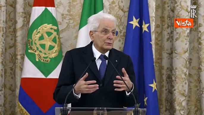 Mattarella: Servono interventi urgenti per suicidi in carcere