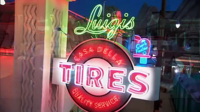 Neon Signs to Light Up the Night at CarsLand at Disney California Adventure Park HD