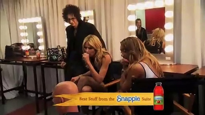 Americas Got Talent 2014  Judges Lounge Can Heidi Klum Get Howie Mandel to Touch Her Tongue