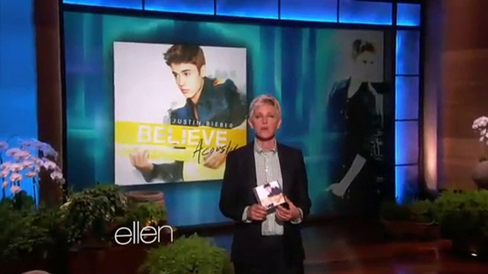 Justin Bieber Performs an Acoustic Version of  Boyfriend The Ellen Show