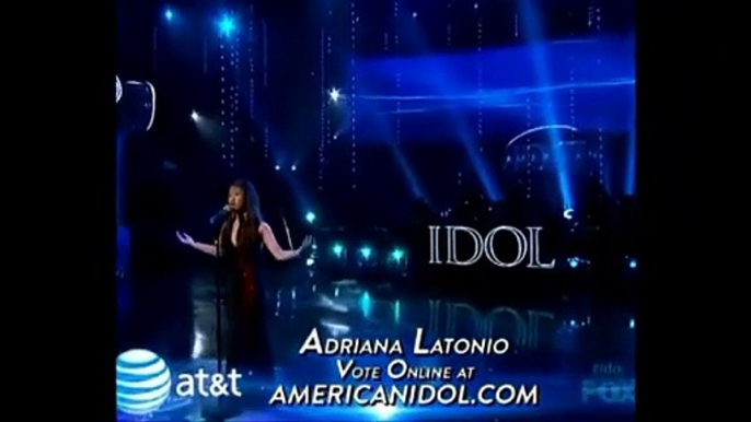 American Idol 2013  Adriana Latonio  Top 10 Girls Live Las Vegas