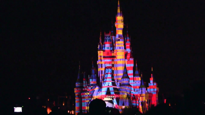 Walt Disney World Celebrate the Magic Villains Halloween version 2013