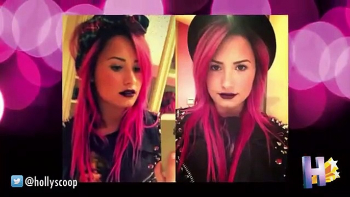 Demi Lovato Dyes Her Hair Hot Pink