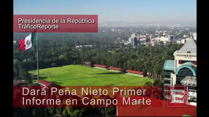 Enrique Peña Nieto ofrecerá su primer informe de Gobierno en Campo Marte