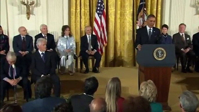 JFK Memorial  Presidente Obama entrega Medalla de la Libertad a Bill Clinton y Oprah Winfrey