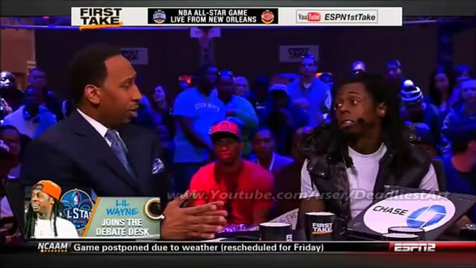 Lil Wayne On ESPNs First Take Lebron Vs Kevin Durant For MVP