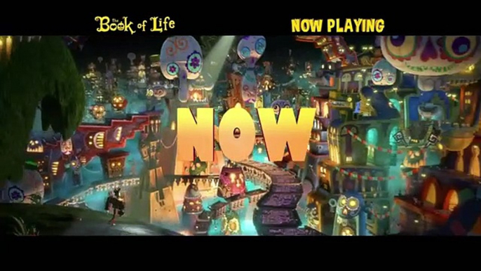 The Book of Life  Official Movie TV SPOT Now Playing 2014 HD  Channing Tatum Zoe Saldana Animated Movie