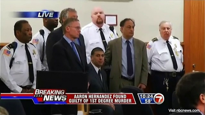 Breaking - Verdict Aaron Hernandez guilty of murder