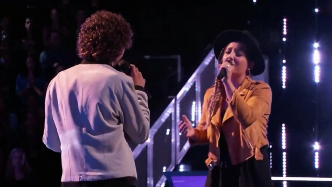 #TheVoiceUSA2015 - Braiden Sunshine vs. Lyndsey Elm: "No One Is to Blame" (The Battles)