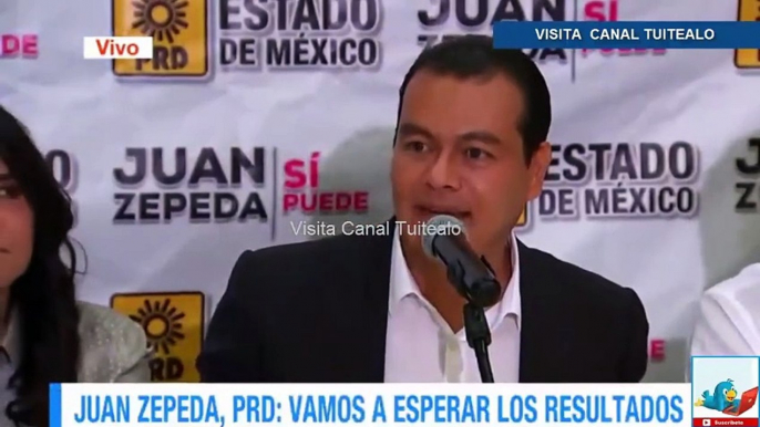 Juan Zepeda pide esperar resultados oficiales