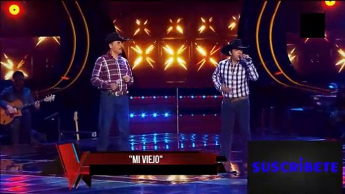 LA VOZ MÉXICO 2016: FAUSTINO Y TITO VILLALOBOS "LOS TITOS" " VIEJO"