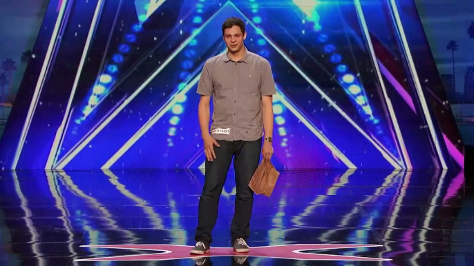 America's Got Talent 2016 - Steven Brundage: Magician Stuns Simon Cowell with Rubik's Cube Tricks