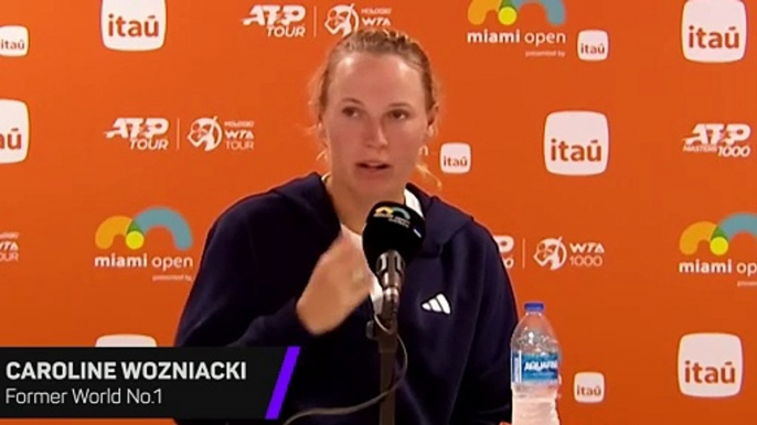 WTA - Miami 2024 - Caroline Wozniacki : "J'ai toujours apprécié Simona Halep, nous avons toujours eu une bonne relation, mais j'ai toujours été très franche sur la question du dopage et sur ce que j'en pense"