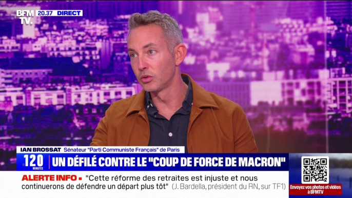 Ian Brossat (PCF): "La réalité est que le président de la République avait décidé qu'il n'y aurait pas de Premier ministre qui remettrait en cause la réforme des retraites"