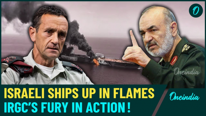 WATCH| Iran's Biggest Blow To Israel: 12 Israeli Ships Set On Fire In Unexpected Revenge Strikes