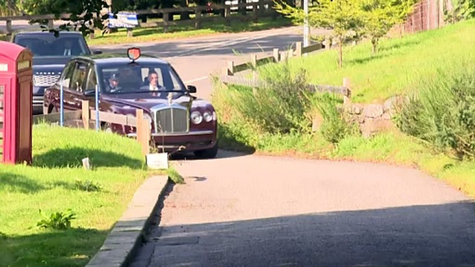 King and Queen attend service near Balmoral