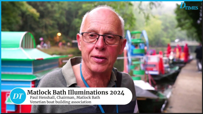 Matlock Bath illuminations opening night  2024