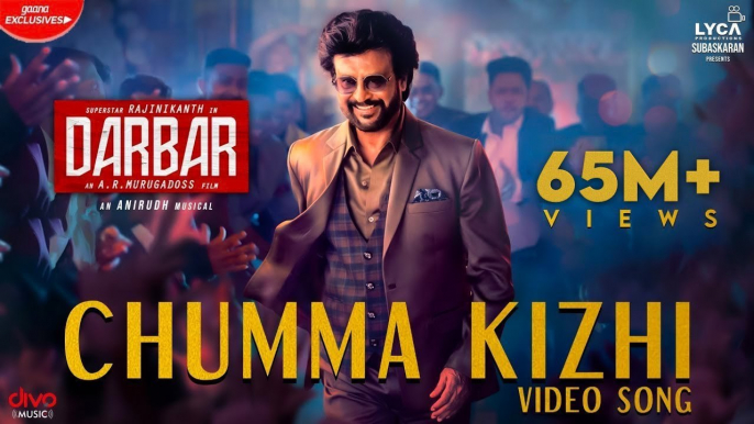 DARBAR (Tamil) - Chumma Kizhi (Video Song)   Rajinikanth   AR Murugadoss   Anirudh   Subaskaran