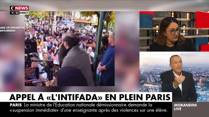 Appel à l'intifada à Paris - Gros clash sur le plateau de "Morandini Live" entre une avocate spécialiste du droit des immigrés et Erik Tegnér, patron de "Frontières"