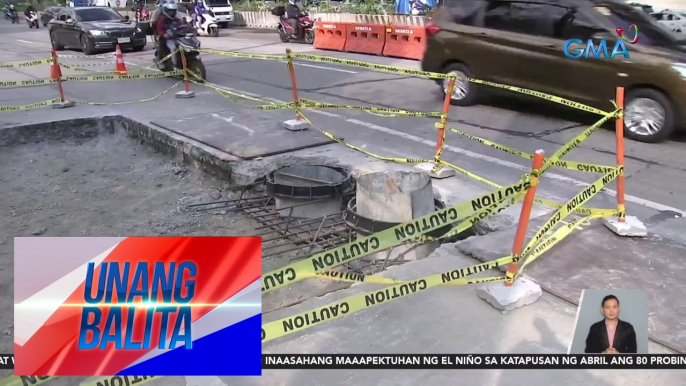 Ilang lane sa EDSA, hindi madaanan dahil sa hindi natapos na road repairs | UB