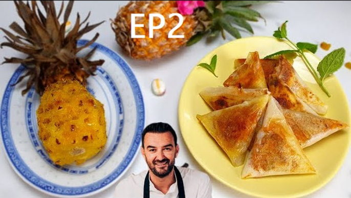 Tous en cuisine #41 Ep2 : L'ananas confit au four et les bricks de poulet rôti de Cyril Lignac ! (Exclusivité Dailymotion)