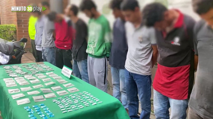 Se les cayó el negocio capturaron a nueve personas por vender droga en los barrios Manrique y Aranjuez