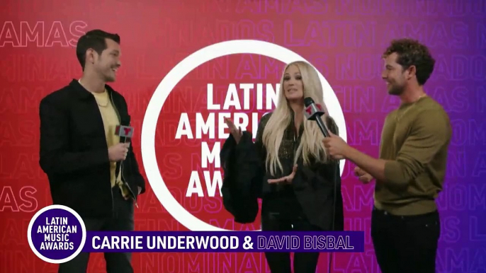 Latin AMAs 2021: Carrie Underwood & David Bisbal